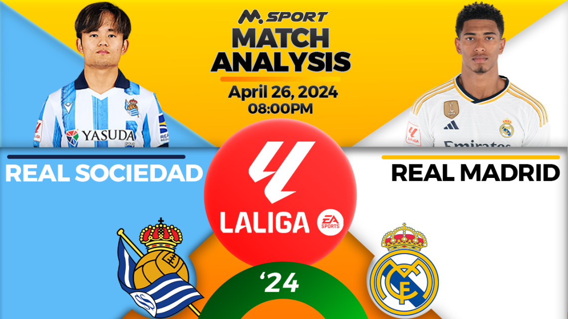 Real Sociedad vs Real Madrid: Vini to Score &amp; Other Interesting MSport Odds on Crunch La Liga Game